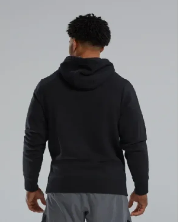 TYR MEN'S BIG LOGO HOODIE - 001-BLACK/SILVER