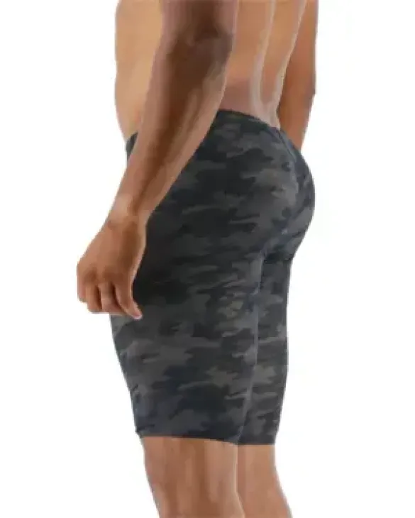 TYR MEN'S BLACKOUT CAMO JAMMER SWIMSUIT - 001 Black
