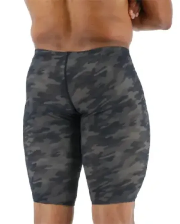 TYR MEN'S BLACKOUT CAMO JAMMER SWIMSUIT - 001 Black