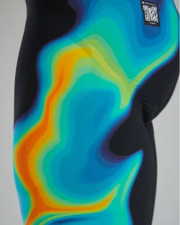 MEN'S VENZO LOW WAIST JAMMER - INFRARED - 809 Orange/Green