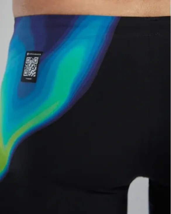 MEN'S VENZO LOW WAIST JAMMER - INFRARED - 809 Orange/Green