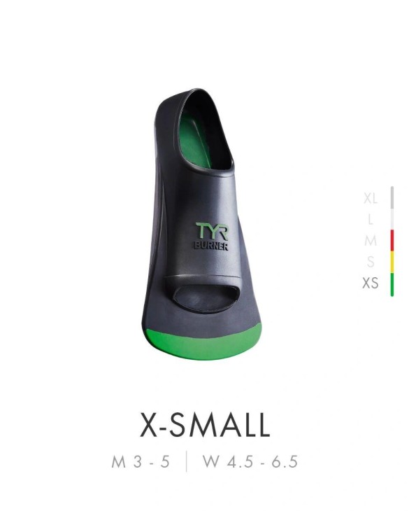 TYR BURNER FINS 2.0 - 001 Black