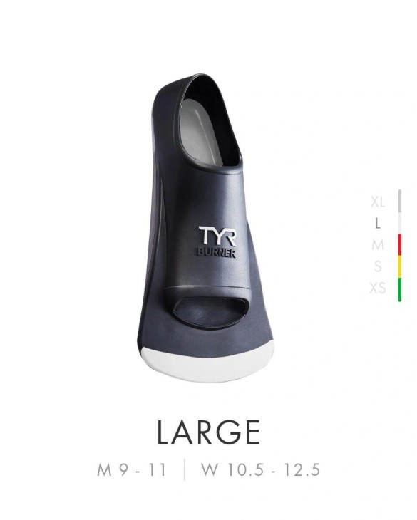 TYR BURNER FINS 2.0 - 001 Black