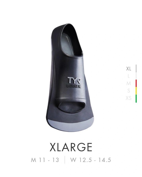 TYR BURNER FINS 2.0 - 001 Black
