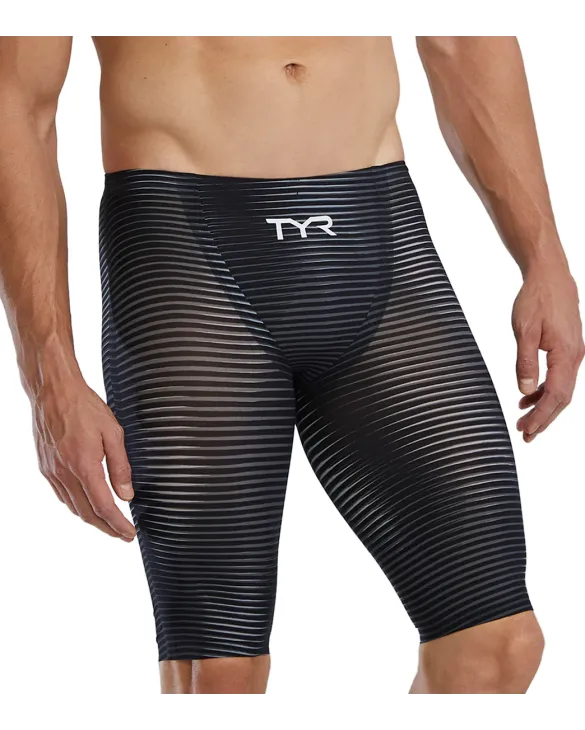TYR Men's Avictor 2.0 Luminis Jammer Tech Suit Swimsuit - 140 Titanium
