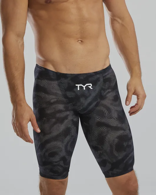 MEN'S AVICTOR 2.0 EXOLON HIGH WAIST JAMMER TECH SUIT SWIMSUIT - 140 Titanium