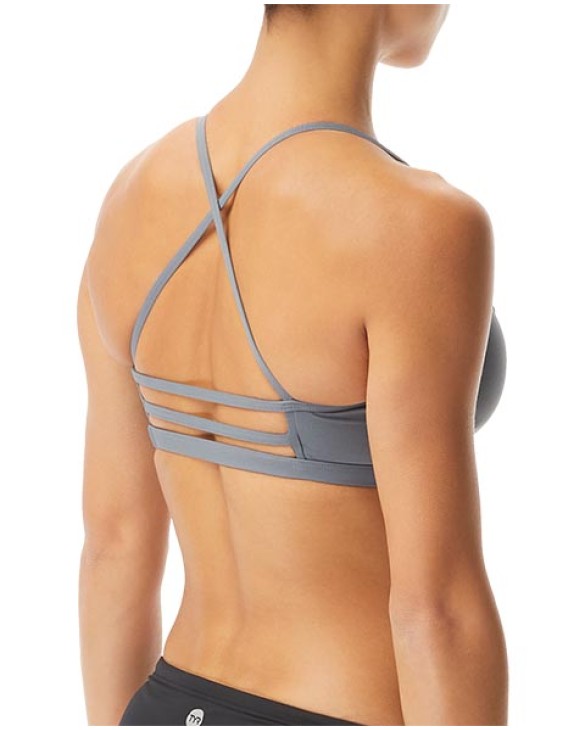 TYR DURAFAST ONE WOMEN'S TRINITY TOP - SOLID - 001 Black