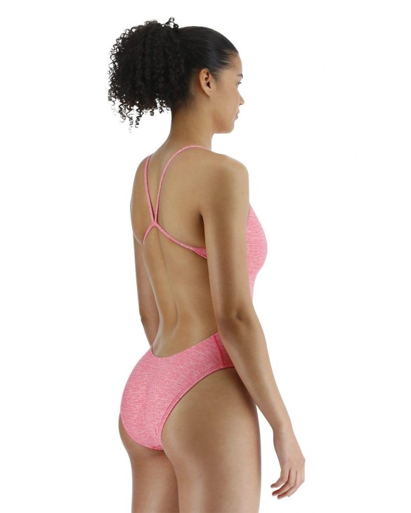 TYR DURAFAST ELITE WOMEN'S CUTOUTFIT SWIMSUIT - LAPPED - 670 Pink