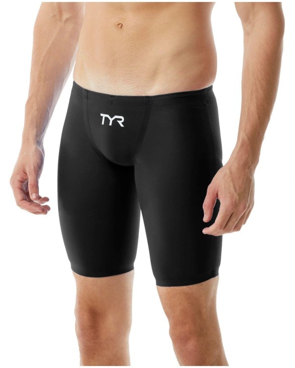 TYR MEN'S INVICTUS JAMMER SWIMSUIT - SOLID - 001 Black