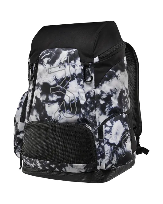 TYR ALLIANCE 45L BACKPACK - TIE DYE - 189 White/Black