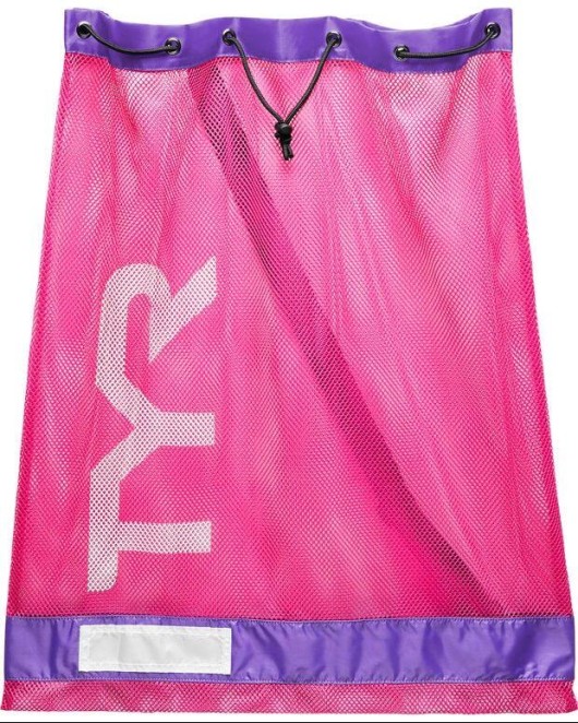 TYR 75L MESH EQUIPMENT BAG - 678 Purple/Pink
