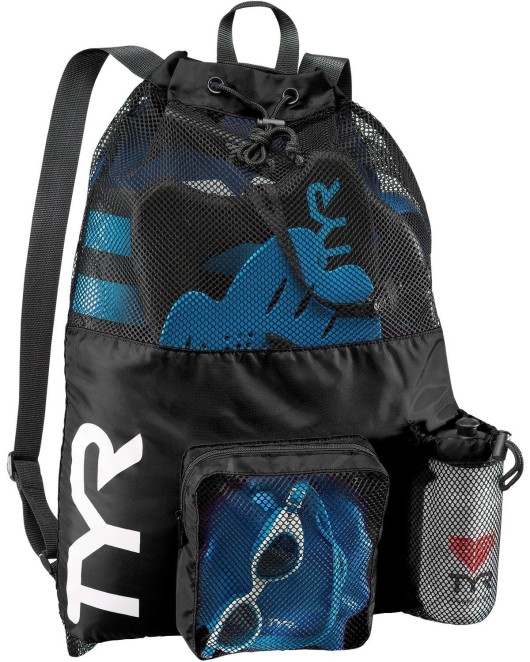 TYR 40L BIG MESH MUMMY BACKPACK - 001 Black