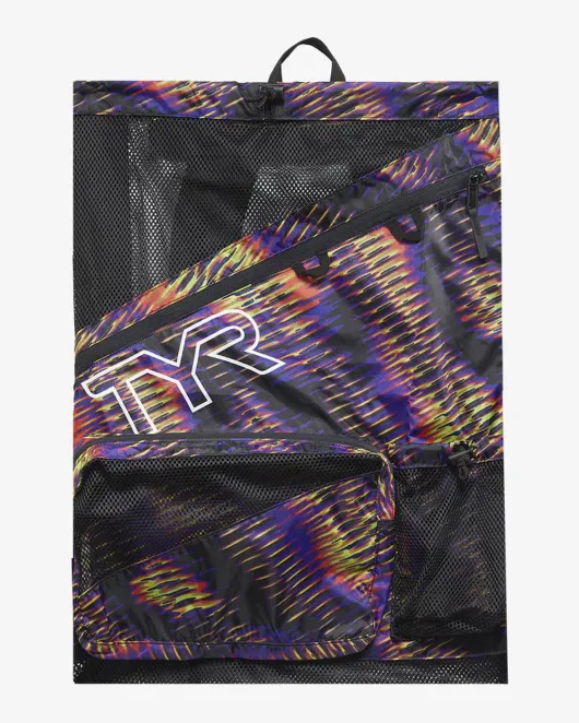 TYR ELITE TEAM 40L MESH BACKPACK - 185 Purple/Multi