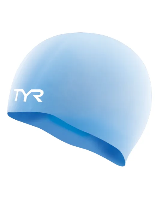 TYR ADULT SILICONE WRINKLE-FREE SWIM CAP - 500 - Peri