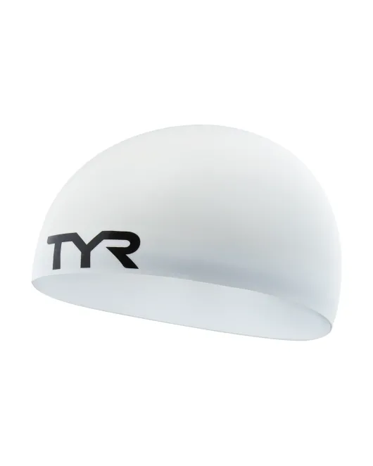 TYR Adult Stealth-X Racing Cap - 100 White
