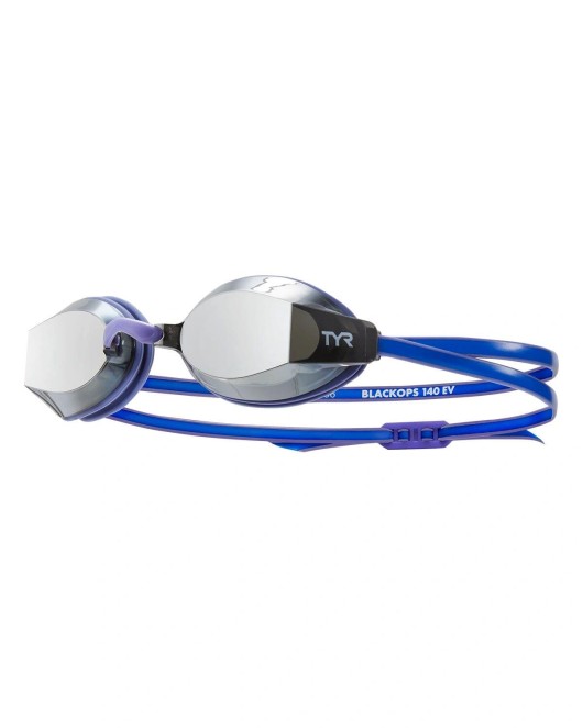 TYR WOMEN'S BLACK OPS 140 EV MIRRORED RACING GOGGLES - 787 Silver/Purple/Purple