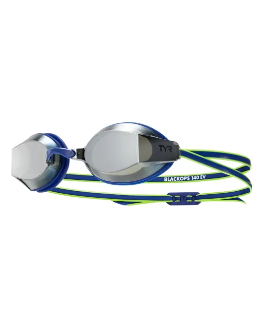 TYR ADULTS BLACK OPS 140 EV MIRRORED RACING GOGGLES