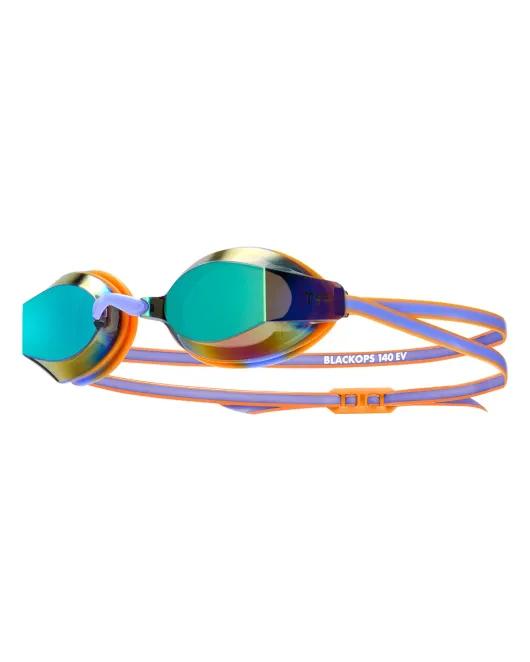 TYR YOUTH BLACK OPS 140 EV MIRRORED RACING GOGGLES