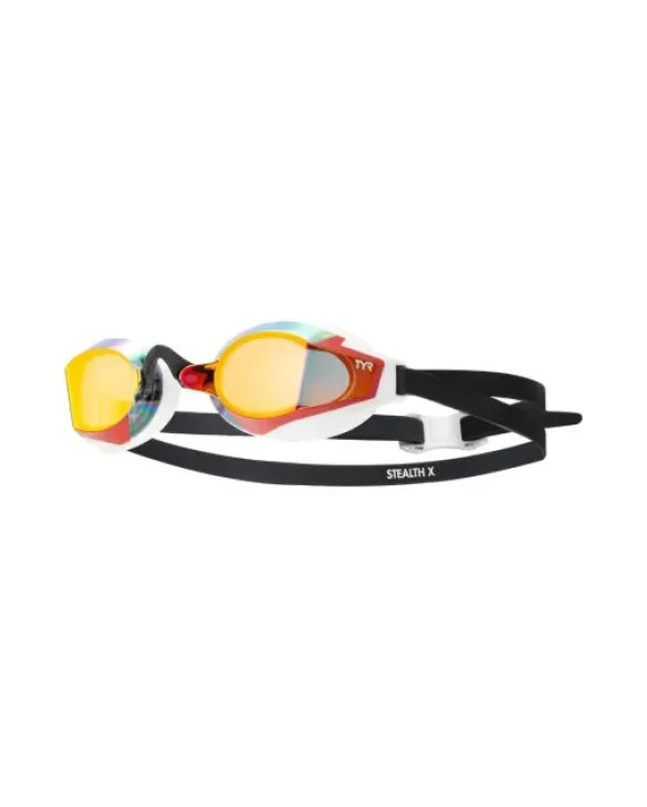 TYR STEALTH-X MIRRORED PERFORMANCE GOGGLES - 526 Clear/Purple/Blue