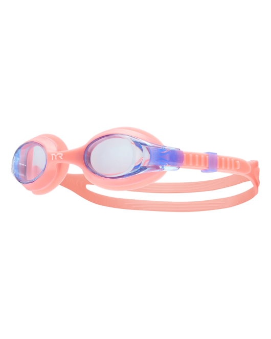 TYR KIDS' SWIMPLE GOGGLES - 823 Coral/Blue