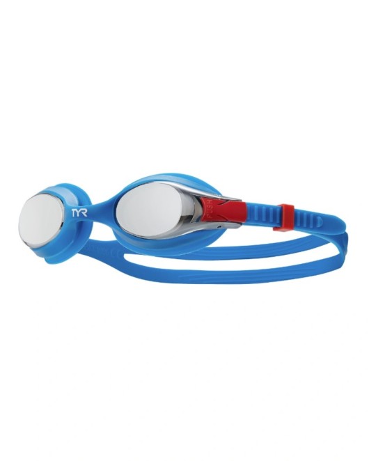 TYR KIDS' SWIMPLE MIRRORED GOGGLES - 793 Silver/Blue/Blue