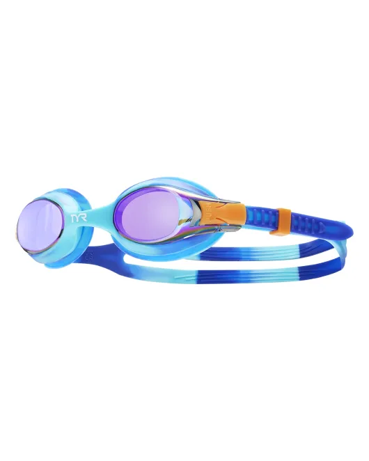 TYR KIDS' MIRRORED SWIMPLE GOGGLES - TIE DYE - 461 Blue/Multi