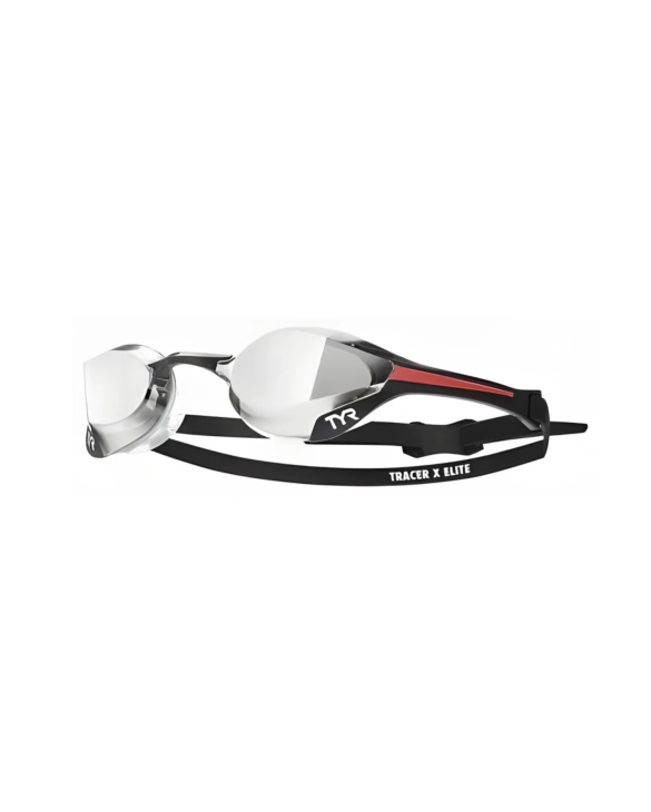 TYR ADULT TRACER-X ELITE MIRRORED RACING GOGGLES - 655 Silver Multi