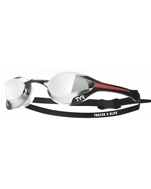 TYR ADULT TRACER-X ELITE MIRRORED RACING GOGGLES - 655 Silver Multi