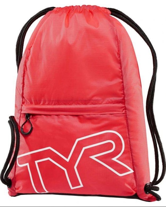 TYR DRAWSTRING SACKPACK BACKPACK - 610 Red