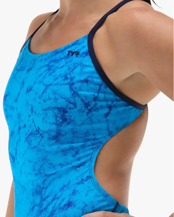 TYR Women's Durafast Elite Cutoutfit Swimsuit - Zephyr 337
