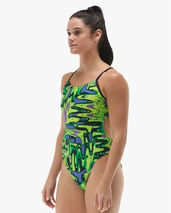 TYR Women's Durafast Elite Cutoutfit Swimsuit - Flux 697