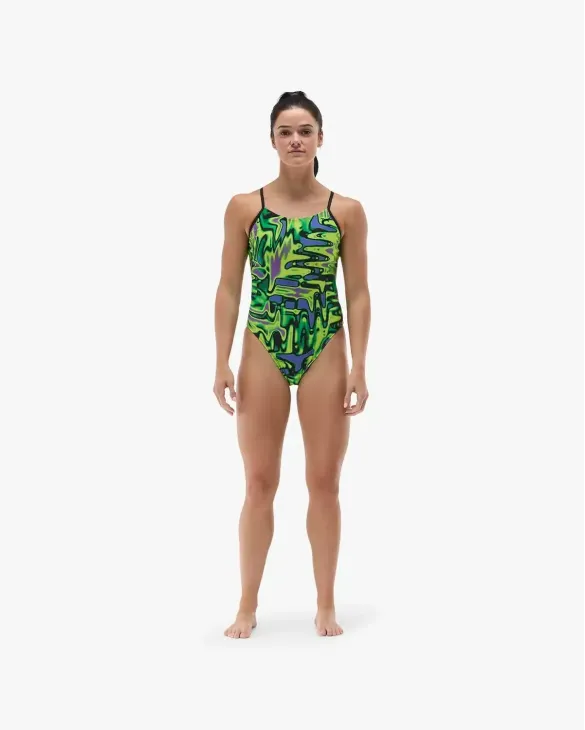 TYR Women's Durafast Elite Cutoutfit Swimsuit - Flux 697