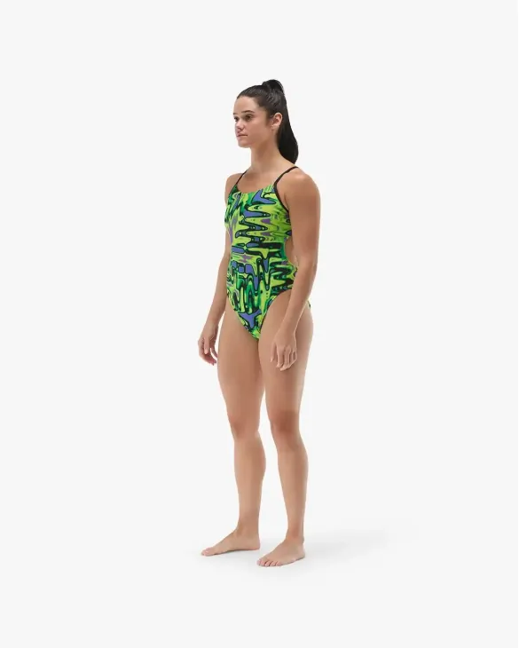 TYR Women's Durafast Elite Cutoutfit Swimsuit - Flux 697