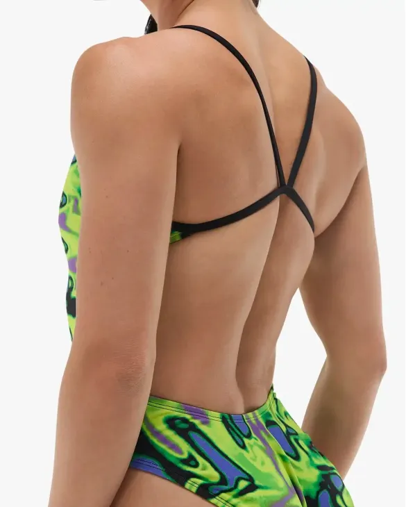 TYR Women's Durafast Elite Cutoutfit Swimsuit - Flux 697