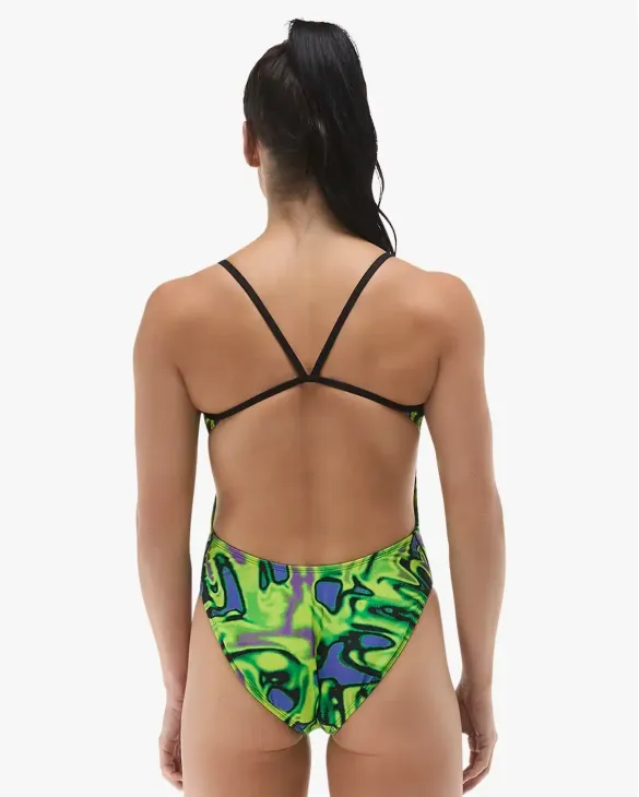 TYR Women's Durafast Elite Cutoutfit Swimsuit - Flux 697