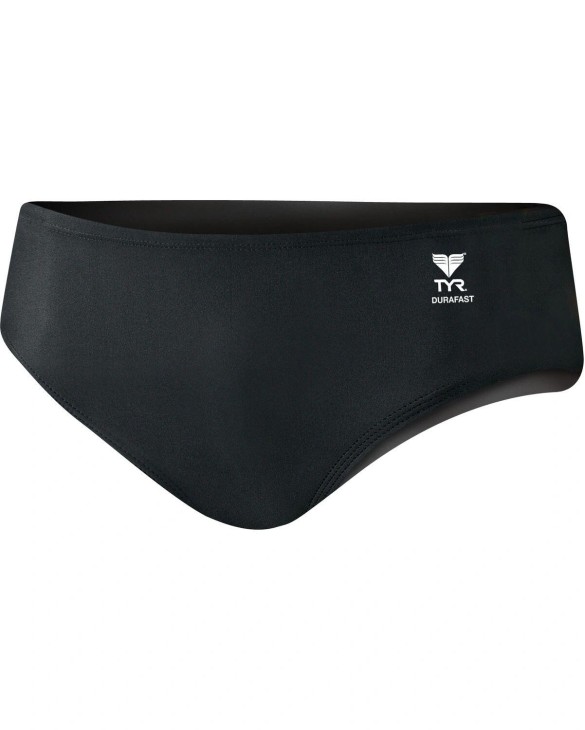 TYR DURAFAST ELITE MEN'S BRIEF SWIMSUIT - SOLID - 001 Black