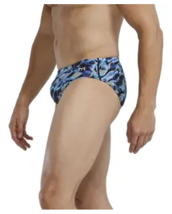 TYR DURAFAST ELITE MEN'S BRIEF - ENERGIA - 420 Blue/Blue/Blue