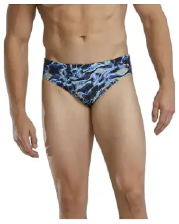 TYR DURAFAST ELITE MEN'S BRIEF - ENERGIA - 420 Blue/Blue/Blue