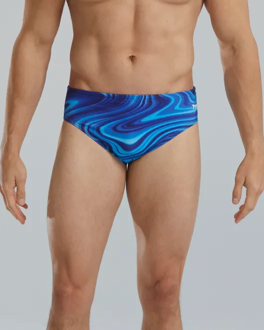 TYR DURAFAST ELITE MEN'S BRIEF SWIMSUIT - VITALITY - 420 Blue