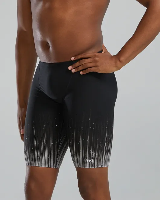 TYR DURAFAST ELITE MEN'S JAMMER SWIMSUIT - SPEEDWARP - 140 Titanium