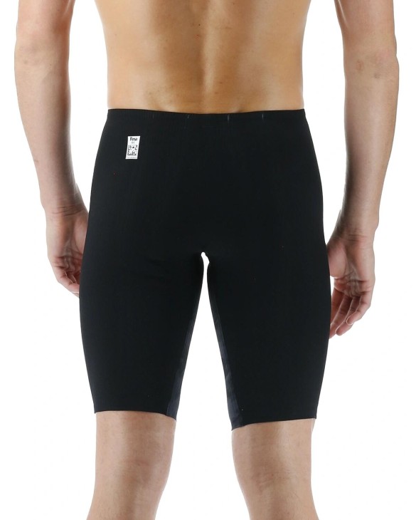 TYR MEN'S SHOCKWAVE HIGH-WAIST JAMMER SWIMSUIT - CAMO - 001 Black