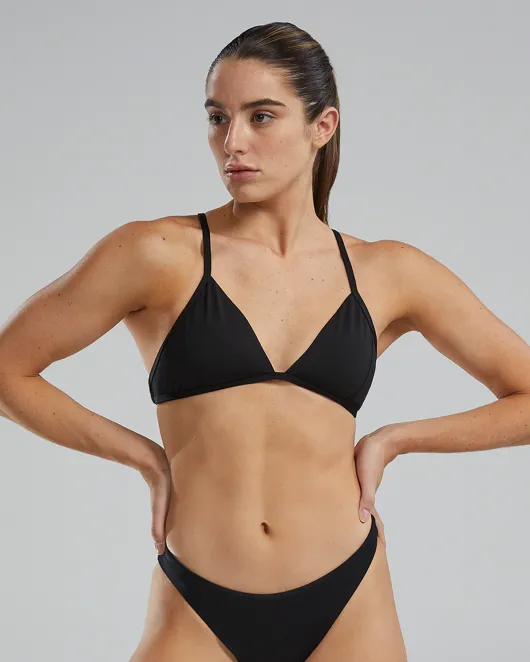 TYR Durafast Elite® Women's Triangle Tieback Top - Solid - 001 Black