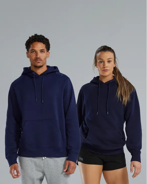 TYR UltraSoft Unisex Midweight Fleece Hoodie - 401 Navy