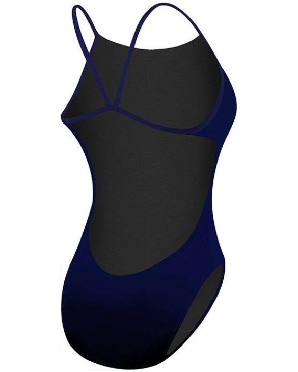 TYR DURAFAST ONE WOMEN'S CUTOUTFIT SWIMSUIT - SOLID - 401 Navy