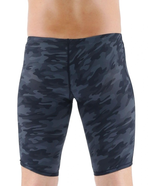 TYR MENS THRESHER CAMO JAMMER SWIMSUIT - NO FINA APPROVED - 001 Black