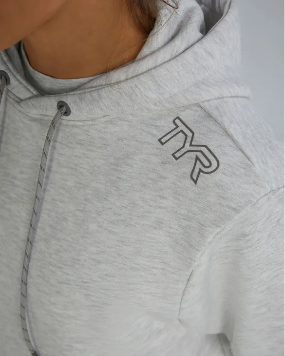 TYR UltraSoft Unisex Midweight Fleece Hoodie - 939 Ash Heather