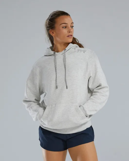 TYR UltraSoft Unisex Midweight Fleece Hoodie - 939 Ash Heather