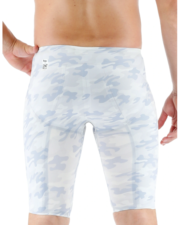TYR MEN'S VENZO HIGH-WAIST JAMMER SWIMSUIT - CAMO - 100 White