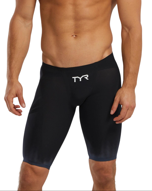 TYR MEN'S VENZO LOW WAIST JAMMER SWIMSUIT - INFLUX - 001 Black
