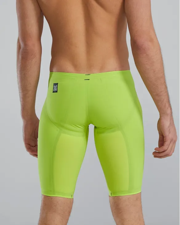 TYR MEN'S VENZO LOW WAIST JAMMER SWIMSUIT - SOLID - 730 Fl. Yellow